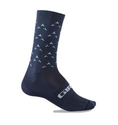 Giro Comp Racer High Rise Sock in Midnight Blue Turbines